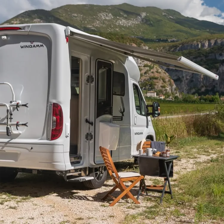 Première sortie en camping-car - un profilé de la marque Wingamm