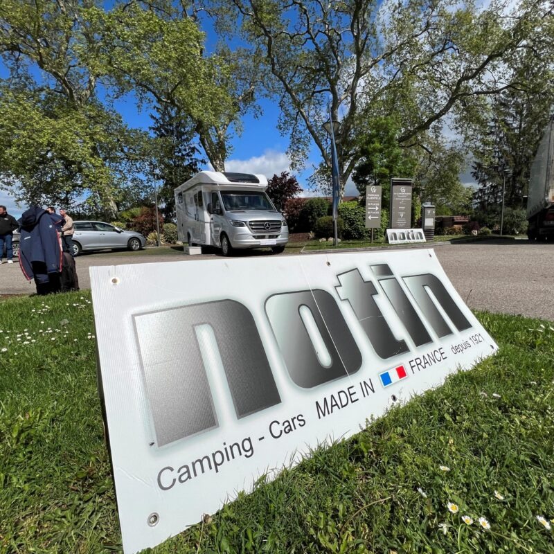 Collection 2024 des camping-cars Notin et son nouveau profilé sur porteur Mercedes