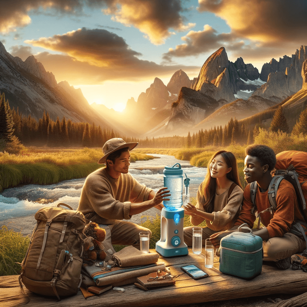 L'esprit du voyage et de l'aventure, liant ainsi le thème de la purification de l'eau au contexte plus large du voyage