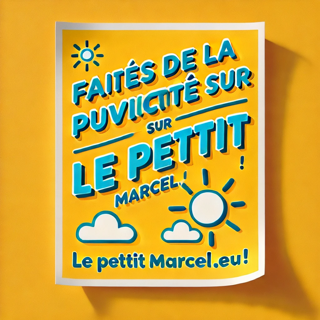 PUBLICITE Le Petit Marcel.eu 1