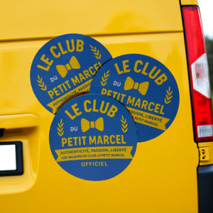 Autocollants Officiel du club Le Petit Marcel