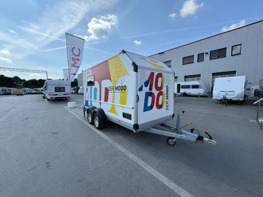 Le prototype de la remorque LMC Modo