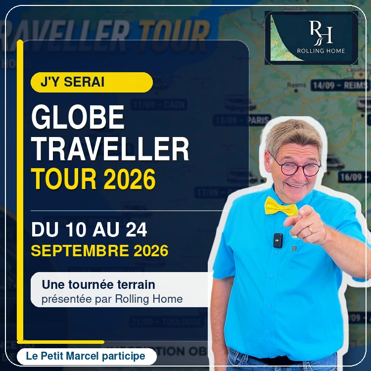 Le Petit Marcel participe au tour de France Globe Traveller