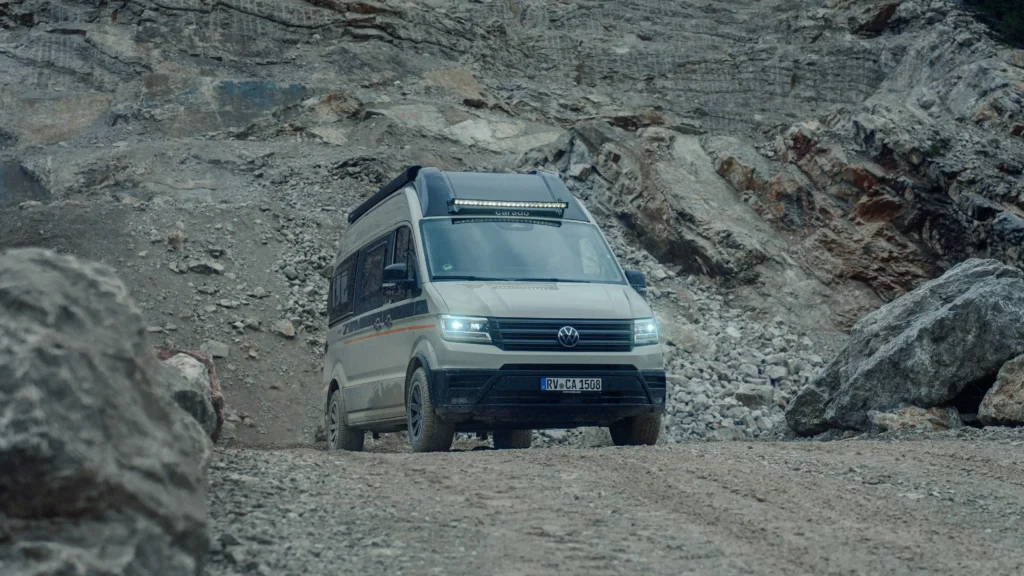 Le CV595 X-Edition, premier Carado sur base Volkswagen Crafter