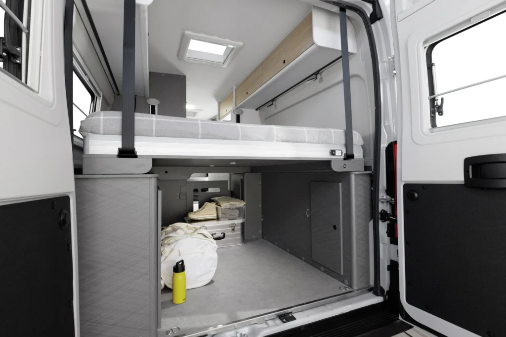lit escamotable électrique CV 640 PB+, position rangement
