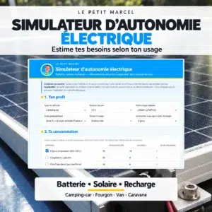 Simulateur d'autonomie électrique Le Petit Marcel