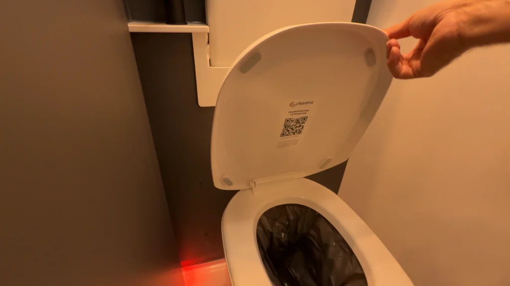 Toilette clesana camping-car