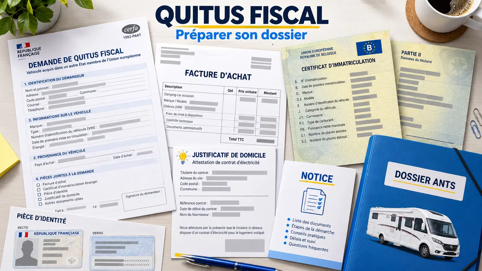 quitus fiscal camping-car importé